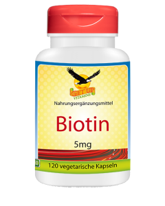Biotin B7 a 5,000mcg, 120 vegetarische Kapseln