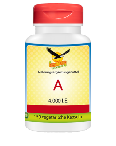 Vitamin A 4.000 IE, 150 Kaps