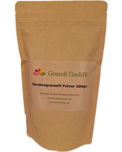 Gerstengrassaft Pulver 200 g