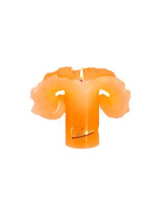 Lotuskerze orange 23cm