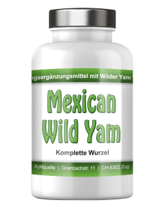 Mexican Wild Yam Kapseln, ganze Wurzel, 100% natür