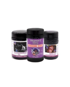 Allergie Paket Robert Franz, Schwarzkümmelöl, OPC, Vitamin C 600
