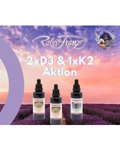 Paket Vitamin D3 Tropfen Set -  RF, 2 x  D3 und 1x K2 Tropfen