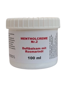 Mentholcreme mit Rosmarinöl Nr. 2 rot 100 ml