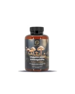 Vitalpilze plus+ Ashwagandha, 120 Kapseln - PEP