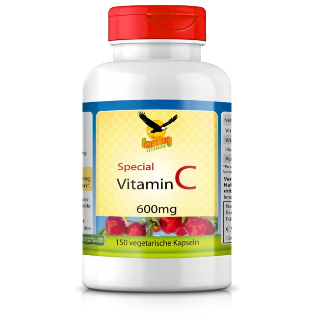 Vitamin C Spezial 600mg, 150 Kapseln - get up