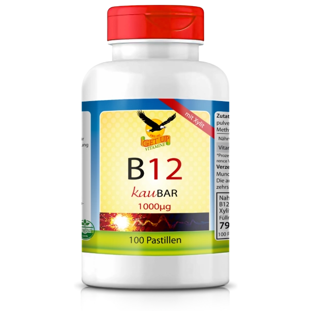Vitamin B12 KauBar, 100 Pastillen - get up