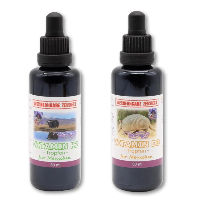 Paket Set Robert Franz light Vitamin D3 und Vitamin K2
