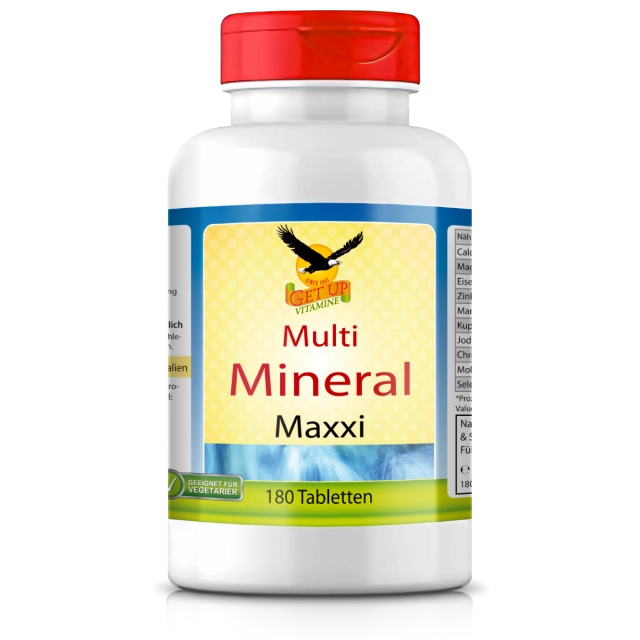 Multi Mineral maxxi organisch, 180 Tabletten - get up