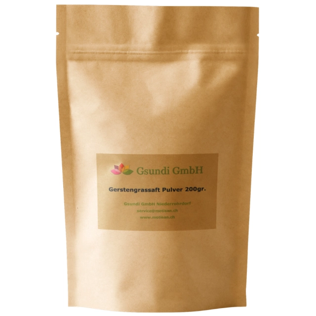 Gerstengrassaft Pulver, 200 g - gsundi