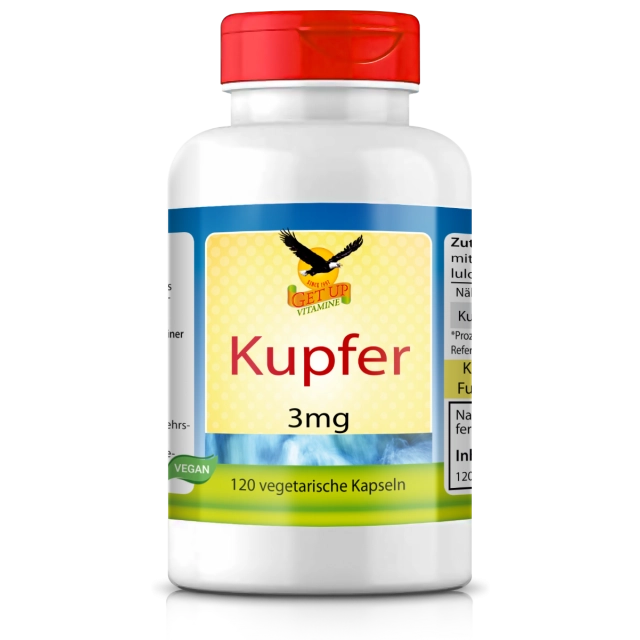 Kupfer, 120 Kapseln - get up