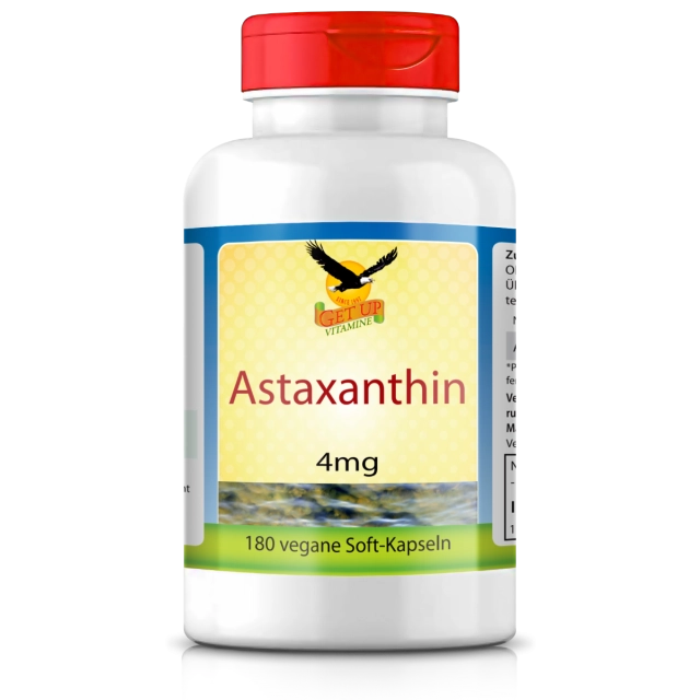 Astaxanthin 4 mg vegan, 180 Kapseln - get up