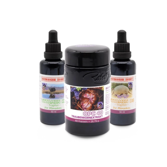 Basis Paket Vitamin D3, Vitamin K2, OPC 40 - RF