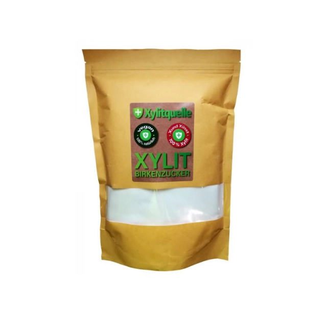 Xylit Birkenzucker naturrein & gentechfrei, 1kg Standbeutel