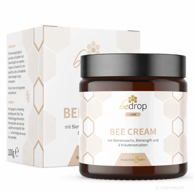 Bee Cream Bienengiftsalbe 100g mit 8 Kräuterextrakten