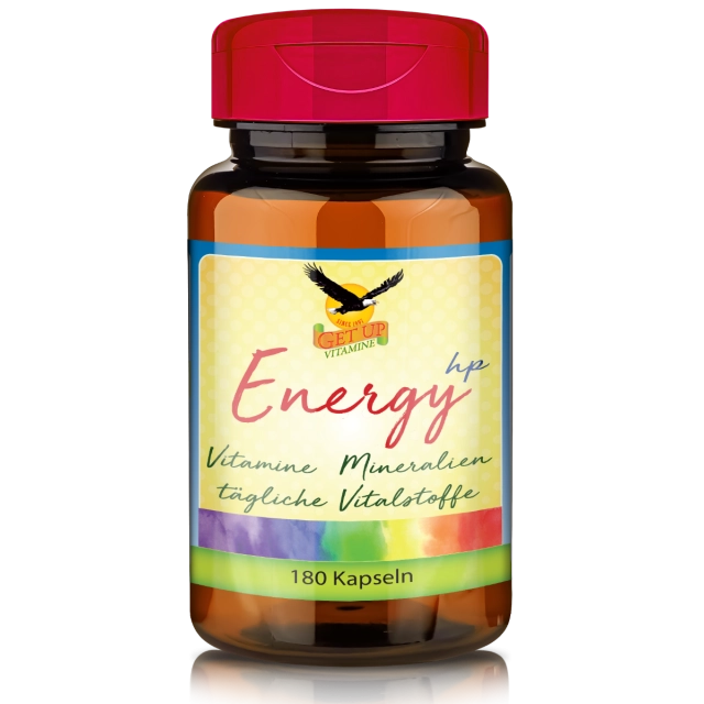 Energy hp Multi Vitamin & Mineralien, 180 Kapseln - get up
