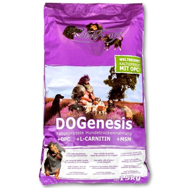 DOGenesis kaltgepresste Hundetrockennahrung, 15kg - RF