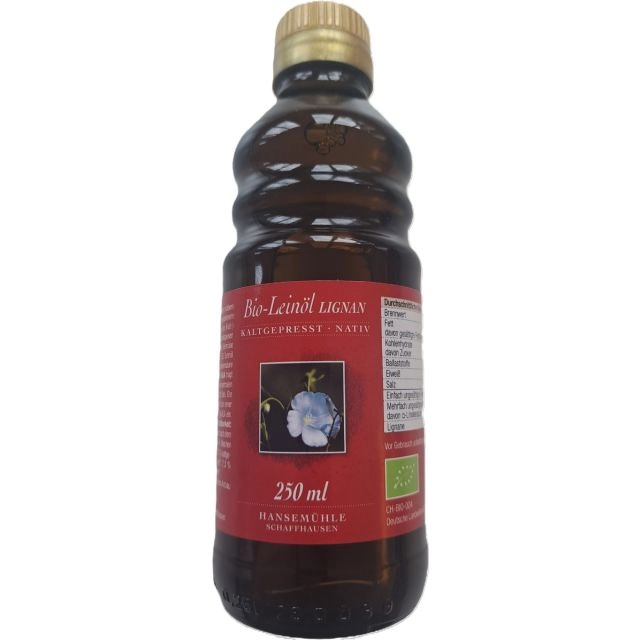 Bio-Leinöl nativ, lignan, 250 ml