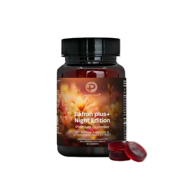 Safran plus+ Night Edition, 60 Gummies - PEP