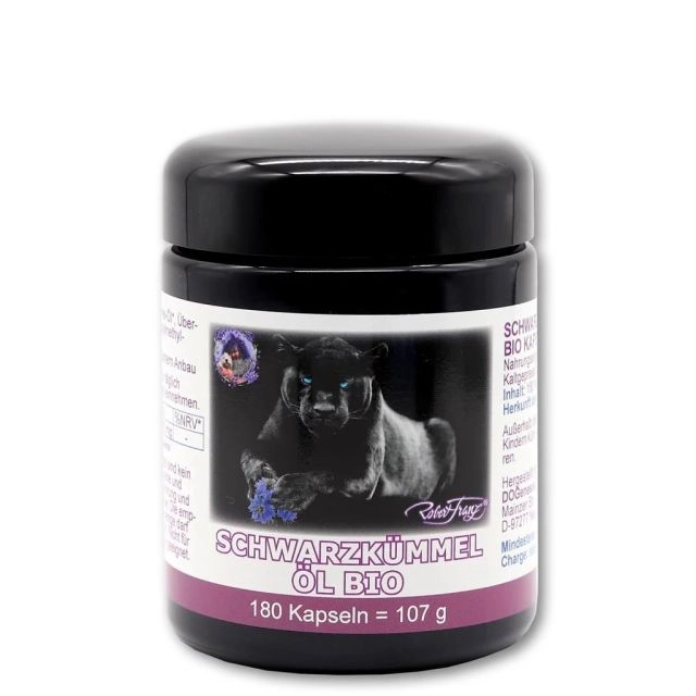 Schwarzkümmelöl Bio, 180 Kapseln - RF