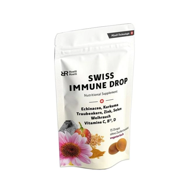 Immun Drops aus der Schweiz mit Weihrauch und Traubenkern, 15 Drops