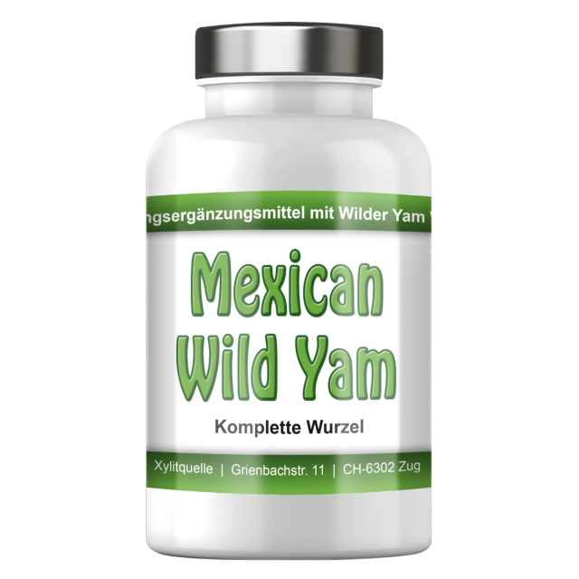 Mexican Wild Yam Kapseln, ganze Wurzel, 150 Kapseln