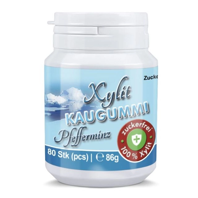 Xylit Kaugummi Pfefferminz