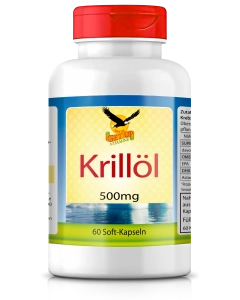 Krillöl Antarktis Premium 500mg, 60 Kapseln