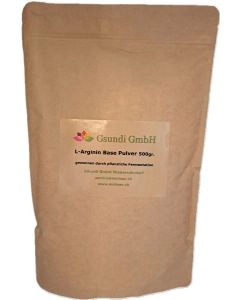 L-Arginin Base Pulver, 500gr. - gsundi