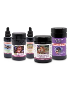 Kombi Paket Robert Franz Vitamin D3, Vitamin K2, BIO OPC 40, Vitamin C1000 und Magnesium Komplex