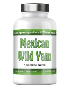Mexican Wild Yam Kapseln, ganze Wurzel, 120 Kapseln