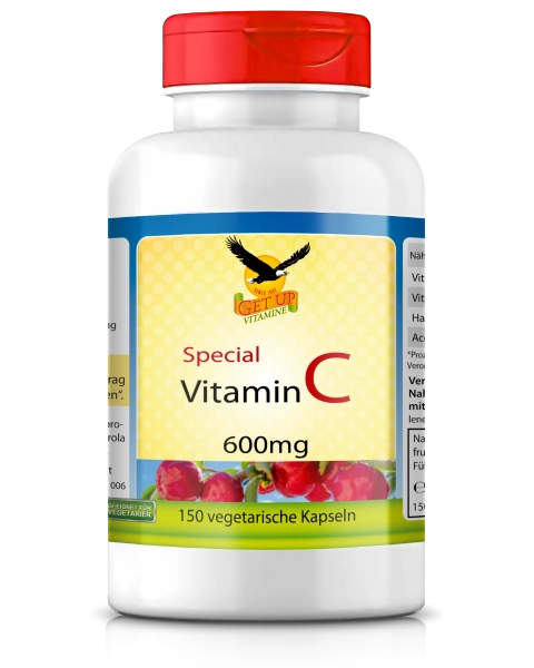 Vitamin C Spezial 600mg, 150 Kapseln - get up