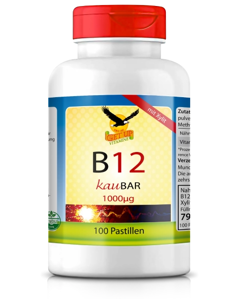 Vitamin B12 KauBar, 100 Pastillen - get up