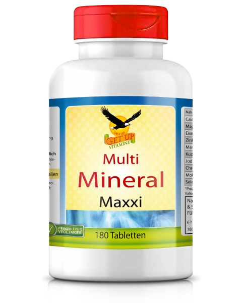 Multi Mineral maxxi organisch, 180 Tabletten - get up