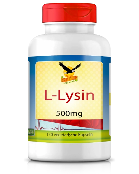 L-Lysin 500mg, 180 Kapseln - get up