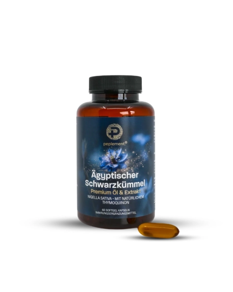 Ägyptischer Schwarzkümmel, 60 Extra-Softgel Kapseln - PEP