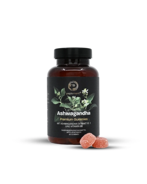 Ashwagandha Premium + Vitamin B6, 60 Gummies - PEP