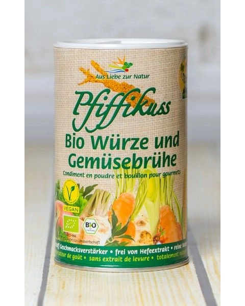 Pfiffikuss Bio Würze und Gemüsebrühe vegan (Dose) 250 g