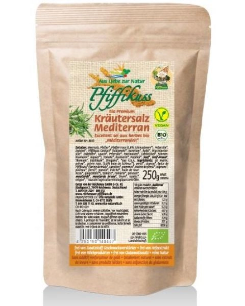 Pfiffikuss-Kräutersalz Mediterran Nachfüllpack