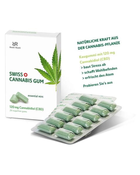 Swiss Cannabis Gum, 24 Kaugummis