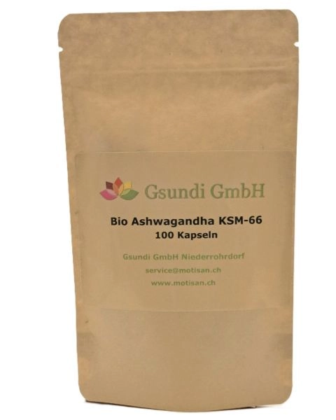 Ashwagandha KSM-66, 100 Kapseln - gsundi