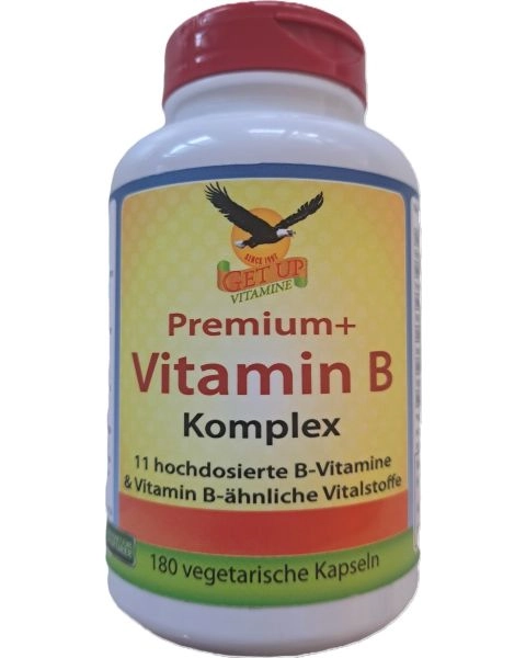 Vitamin B Komplex Premium+, 180 vegetarische Kapseln - get up