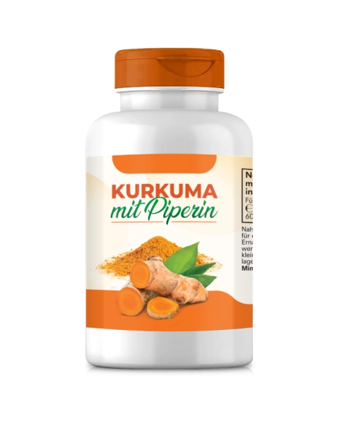 Kurkuma mit Piperin, 60 Kapseln - get up
