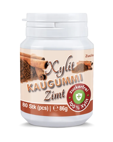 Xylit Kaugummi ZIMT, 80 Stk.
