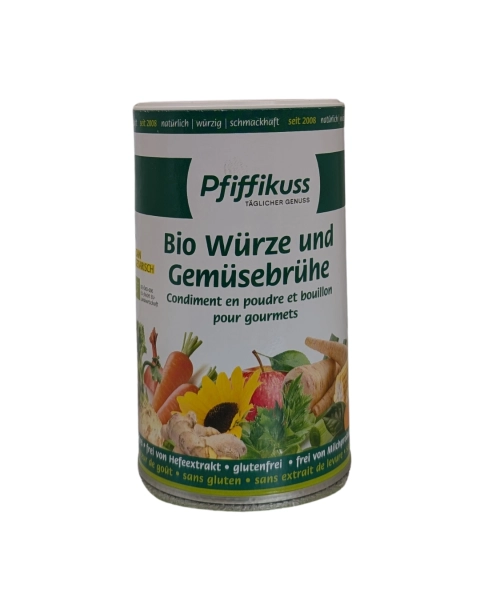 Pfiffikuss Bio Würze und Gemüsebrühe vegan (Dose) 250 g
