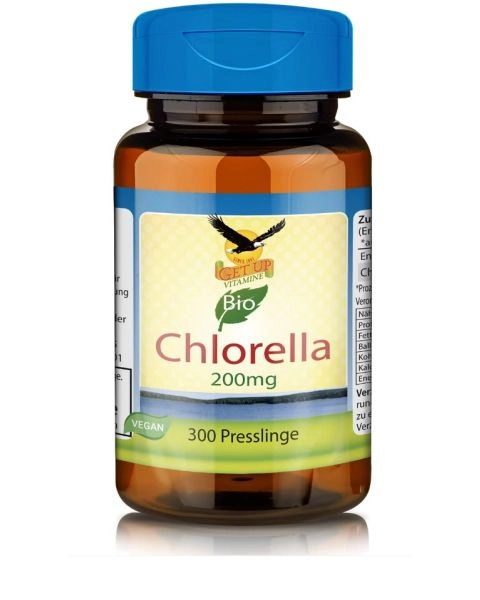 Bio-Chlorella 200mg, 300 Presslinge - get up