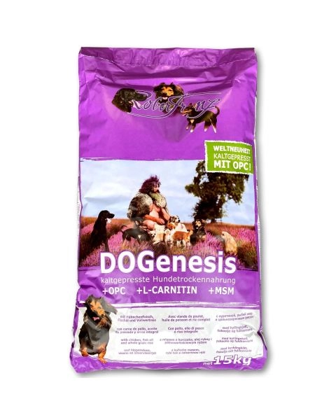 DOGenesis kaltgepresste Hundetrockennahrung, 15kg - RF