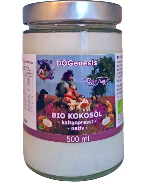Bio Kokosöl Kaltgepresst Nativ, 500 ml - RF