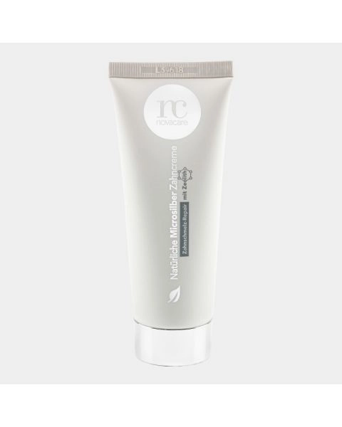 Novacare Natürliche Aufbau-Zahncreme | Zahnschmelz-Repair mit Zeolith und Microsilber, 75 ml