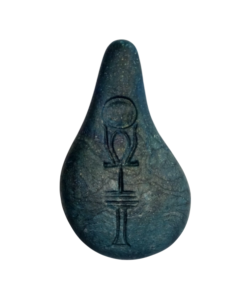 Quantenkraftstein Pazifikblau